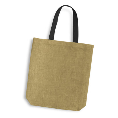 Trixie Jute Tote Bags - Coloured Handles