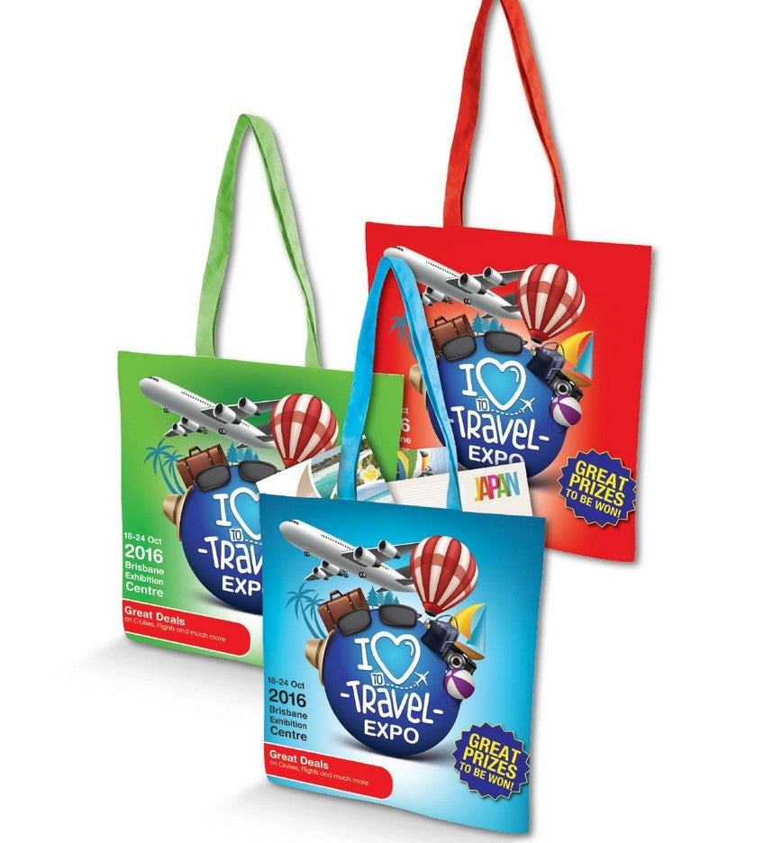 Colourful Logo Emblazoned Conference Gift Bags