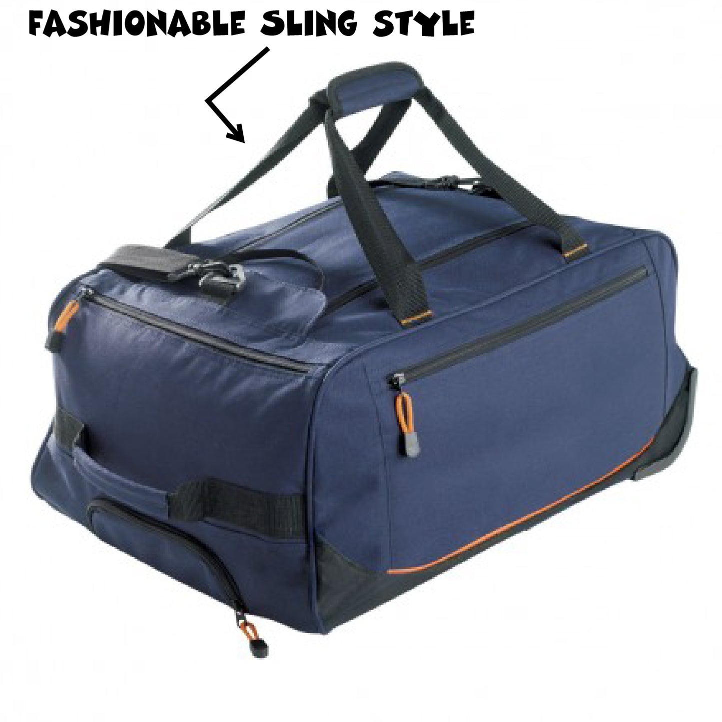 Logo Branded Wheelie Duffle