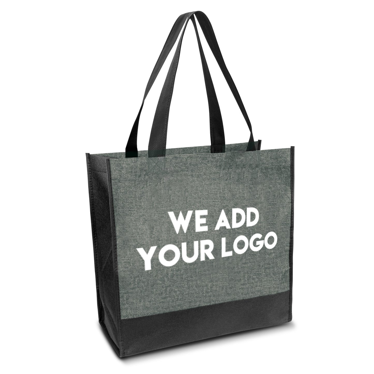 Logo Emblazoned Heather Handy Bags