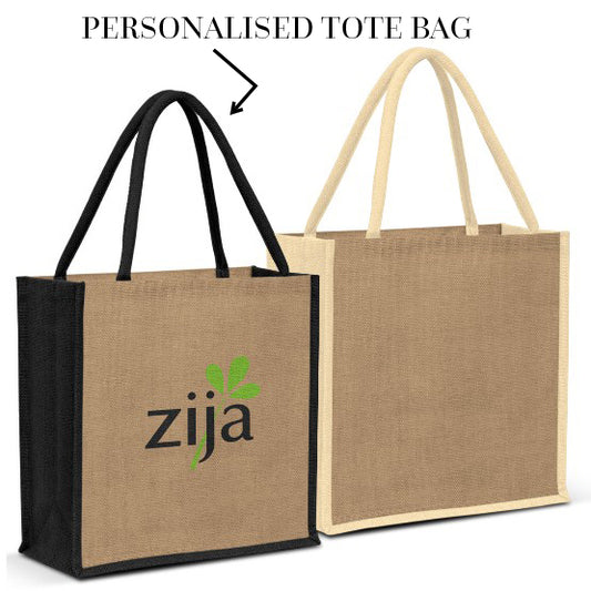 Lunar Jute Tote Bags