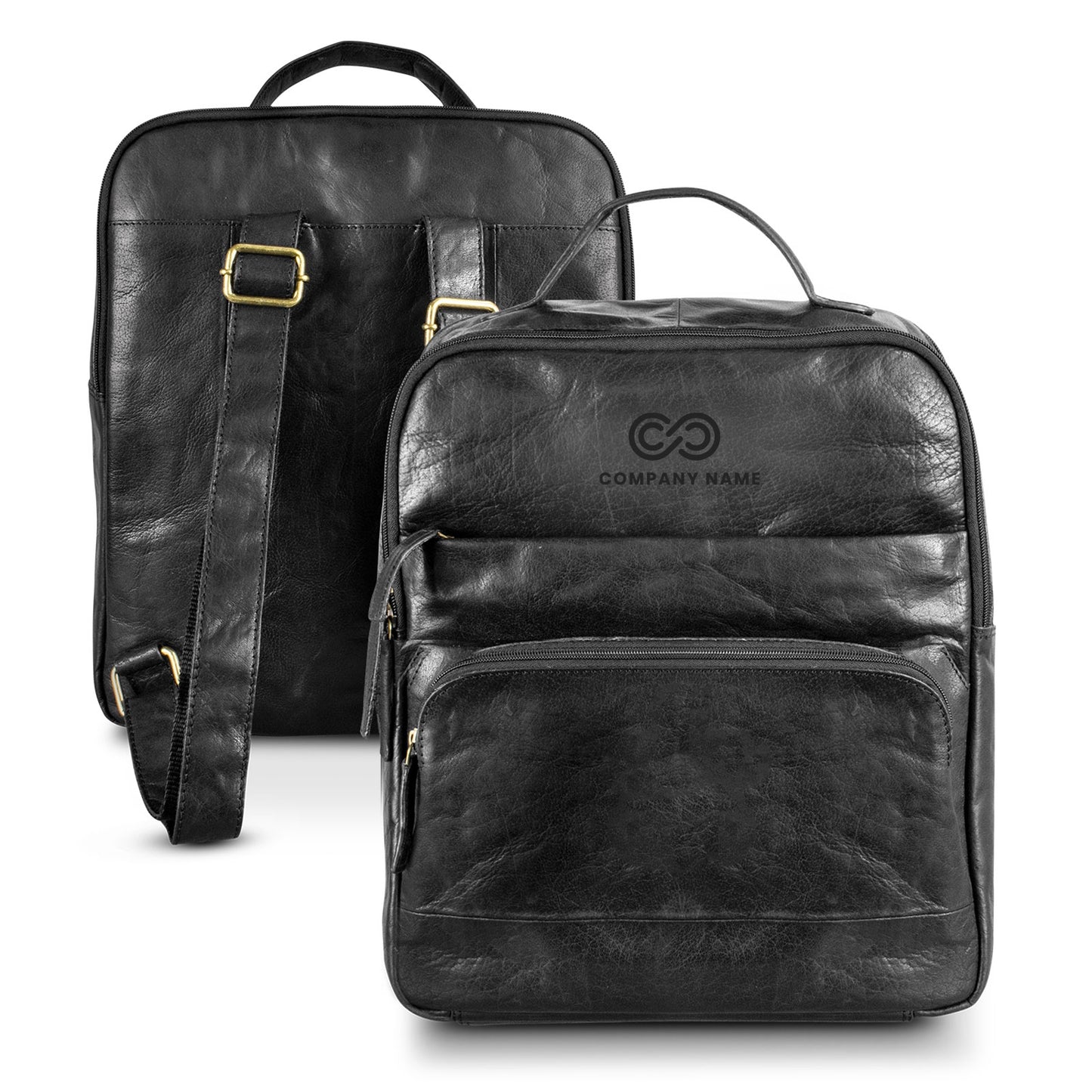 Pierre Cardin Leather Backpacks