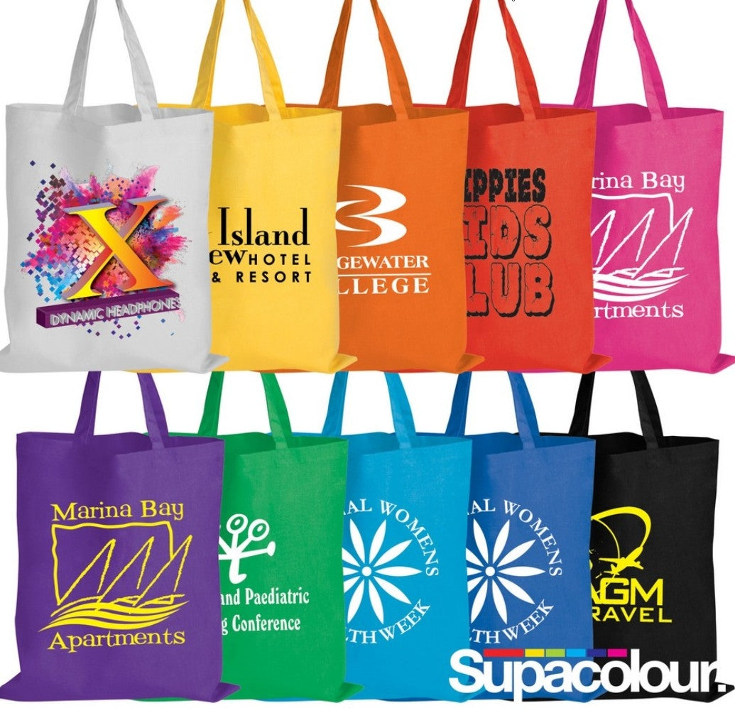 Colourful Basic Branded Tote Bags