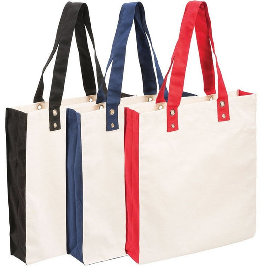 Canvas Circle Studded Tote Bags