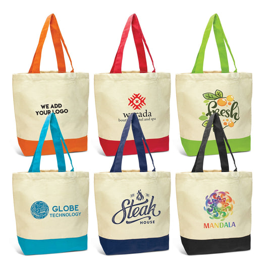 Two Tone Promotional Canvas Day Bags